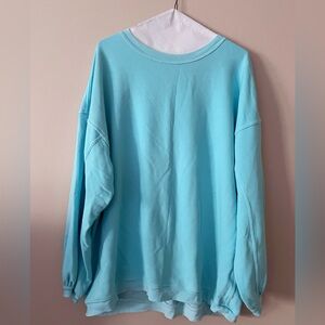 Aerie Campus Bubble Sleeve Sweatshirt
